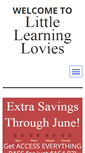 Mobile Screenshot of littlelearninglovies.com